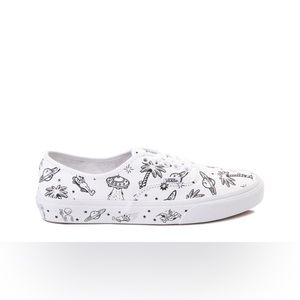 Vans Authentic U-Paint Skate Shoe - White / Aliens sneakers